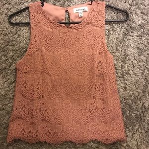 Lace Sleeveless Top